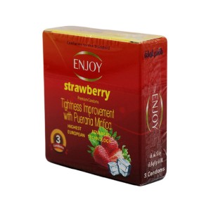 Condoms Enjoy Strawberry 3 Condoms Enjoy Strawberry 3