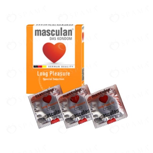 CONDOM MASCULAN Long Pleasure 3  Pack