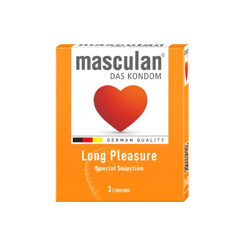 CONDOM MASCULAN Long Pleasure 3  Pack