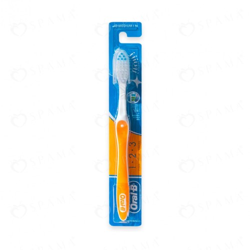 Oral B Toothbrush Medium 123
