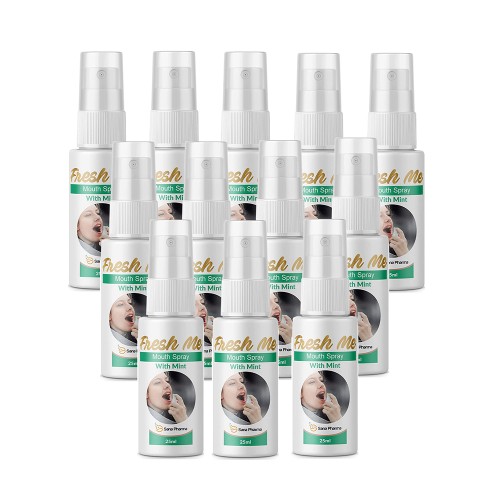 Fresh Me Mouth Spray Mint 1 Box x 12 Pieces
