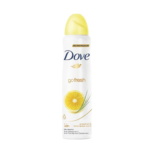 Dove deodorant spray go fresh grapefruit and lemongrass 150 ml