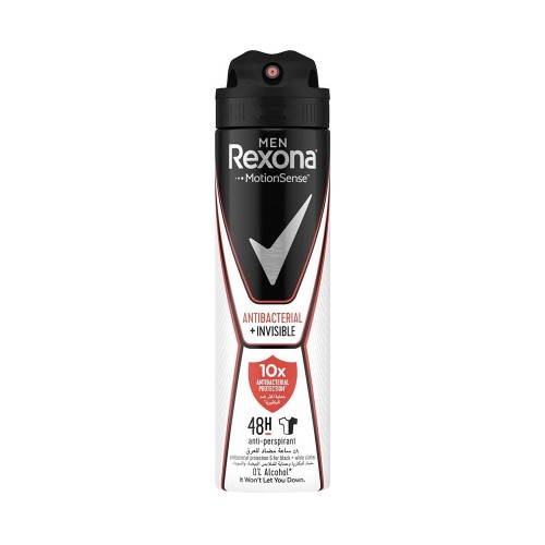 Rexona deodorant spray for men Invisible antibacterial protection 150 ml