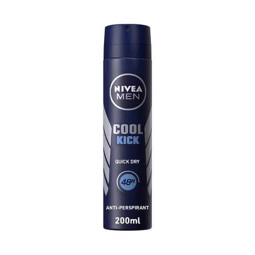Nivea deodorant spray for men cool kick 200 ml