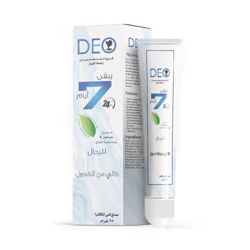 Deo 7 days deodorant cream for men 25 g