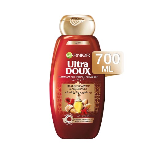 Ultra Doux Castor & Almond Oil Bath Shampoo 700 ml