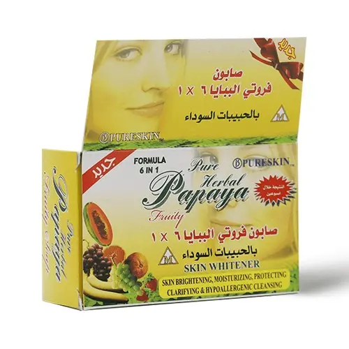 صابون بابايا  6 × 1