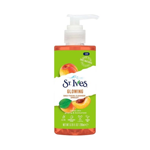 ST. IVES  GLOWING  APRICOT Daily Facial Cleanser  200 ml 