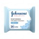 Johnson's Facial BLUE  Tissues Dry Skin 25 Wipes