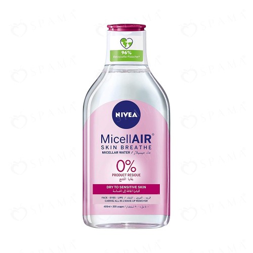 Nivea MICELLAR WATER DRY TO SENSITIVE and Sensitive 400 ml