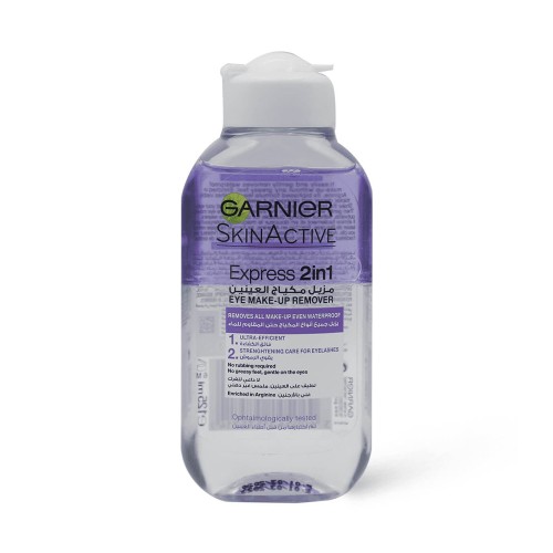 Garnier 2 in 1 waterproof makeup remover 125 ml
