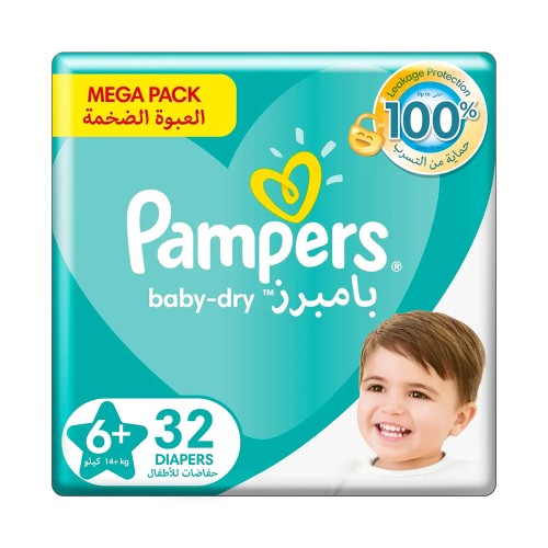 Pampers Jumbo Pack No. 6+ - 2 / 32