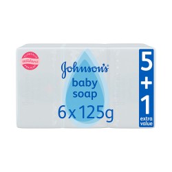 صابون جونسون عادي ابيض  5 + 1 125 غ
