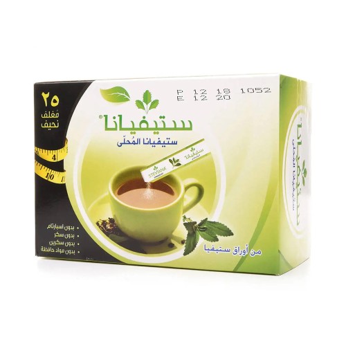 بديل السكر من ستيفيانا 25