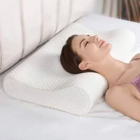 Relaxo Sleeping Pillow Contour With Gel Curved M RLX11