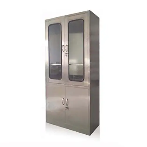 Cabinet Stainless 4 Doors W/locker