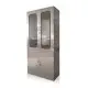 Cabinet Stainless 4 Doors W/locker
