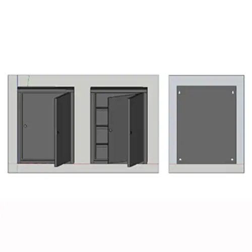 Narcotec Cabinet Double Doors With Lockers